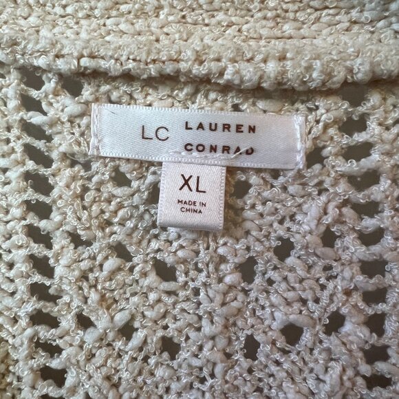 Lauren Conrad Soft Pink Cardigan with buttons, size XL - Picture 3 of 4